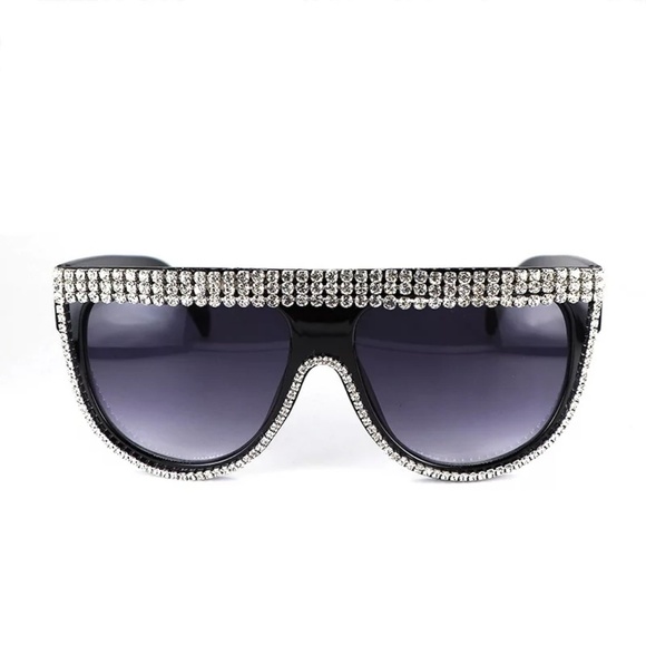 Women's rhinestone sunglasses - Picture 1 of 5